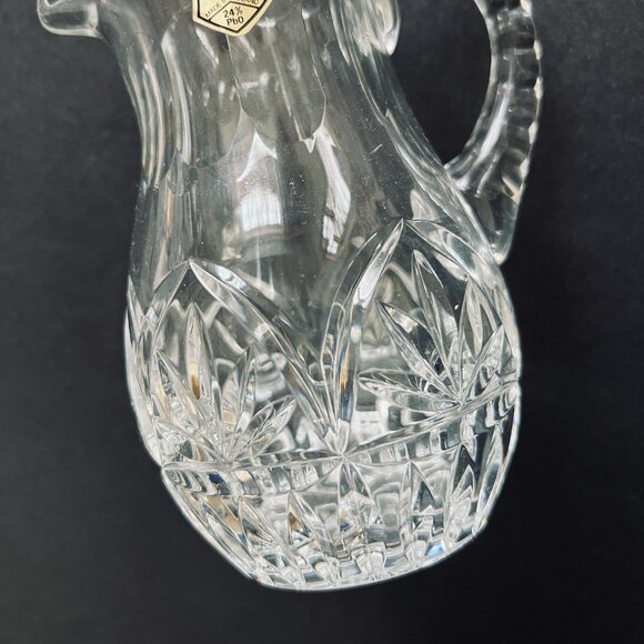 VINTAGE Poland Hand Cut Crystal Small Pitcher NWT - Picture 3 of 6